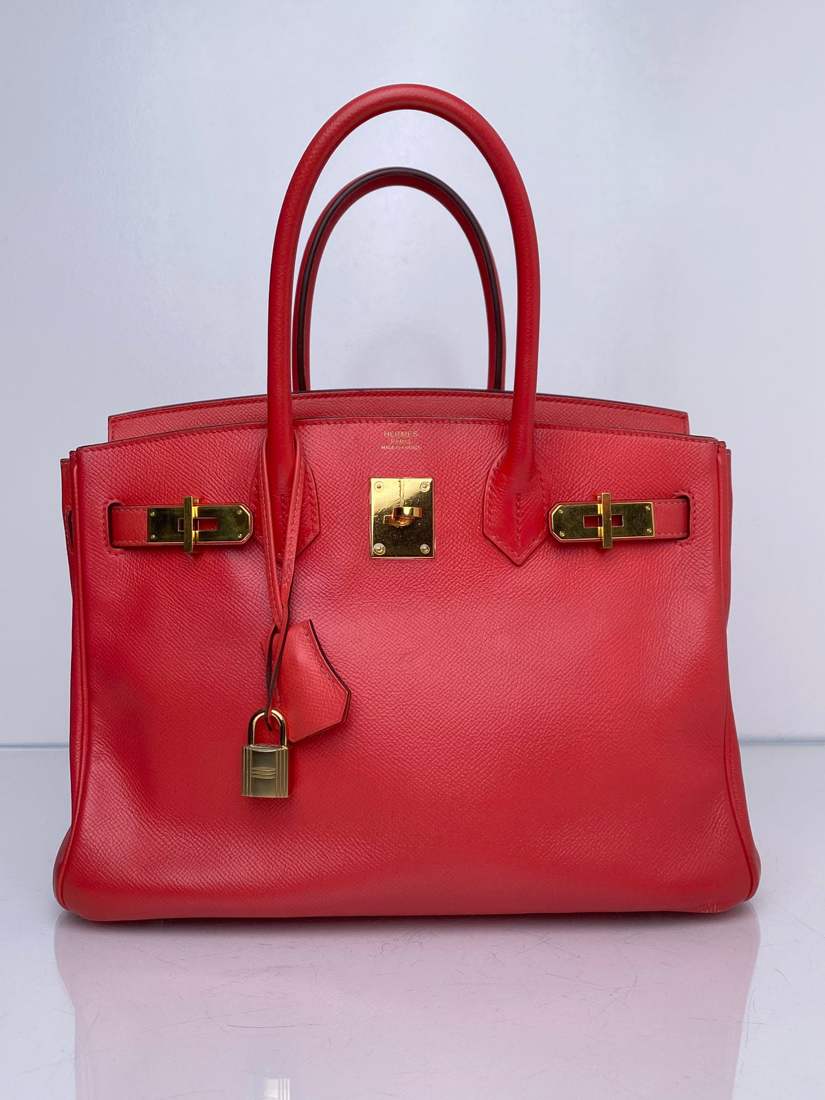 Hermes Birkin 30 Capucine Epsom GHW #Z