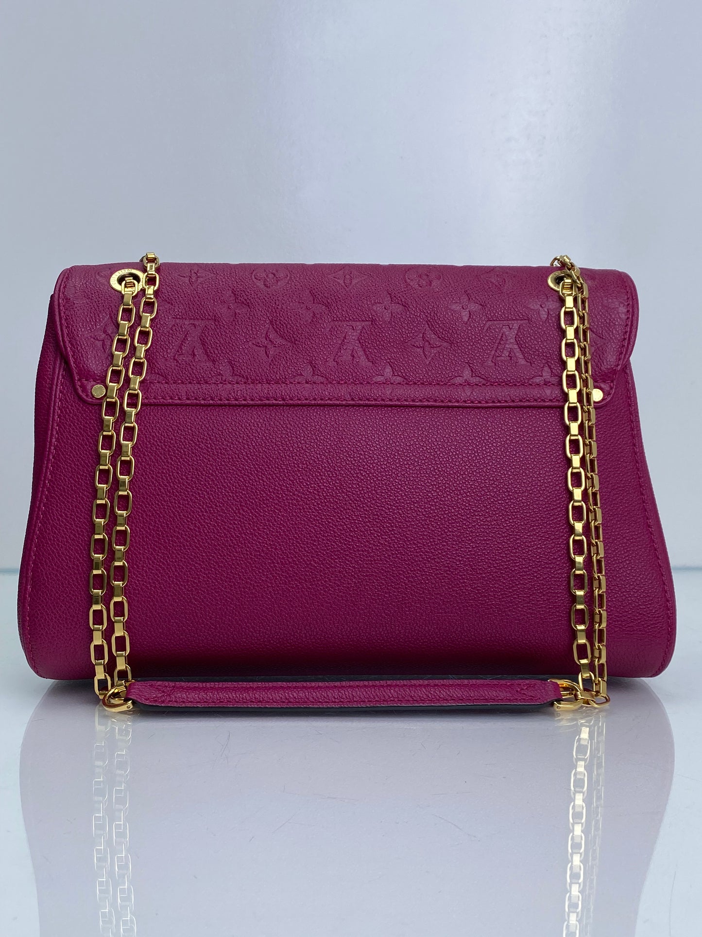 Louis Vuitton Fuschia Empreinte Saint Germaine MM GHW