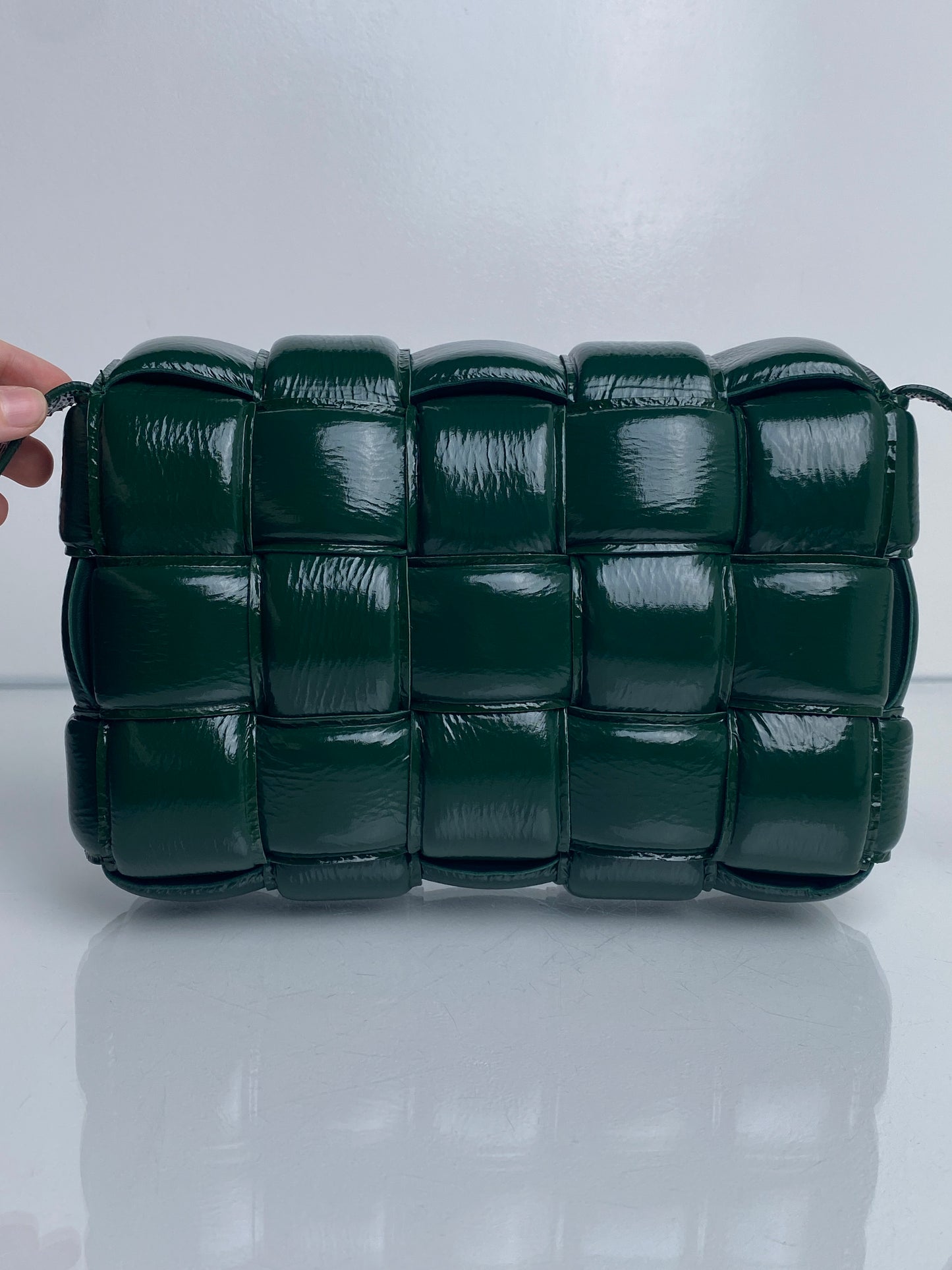 Bottega Veneta Raintree Green Padded Cassette Bag GHW