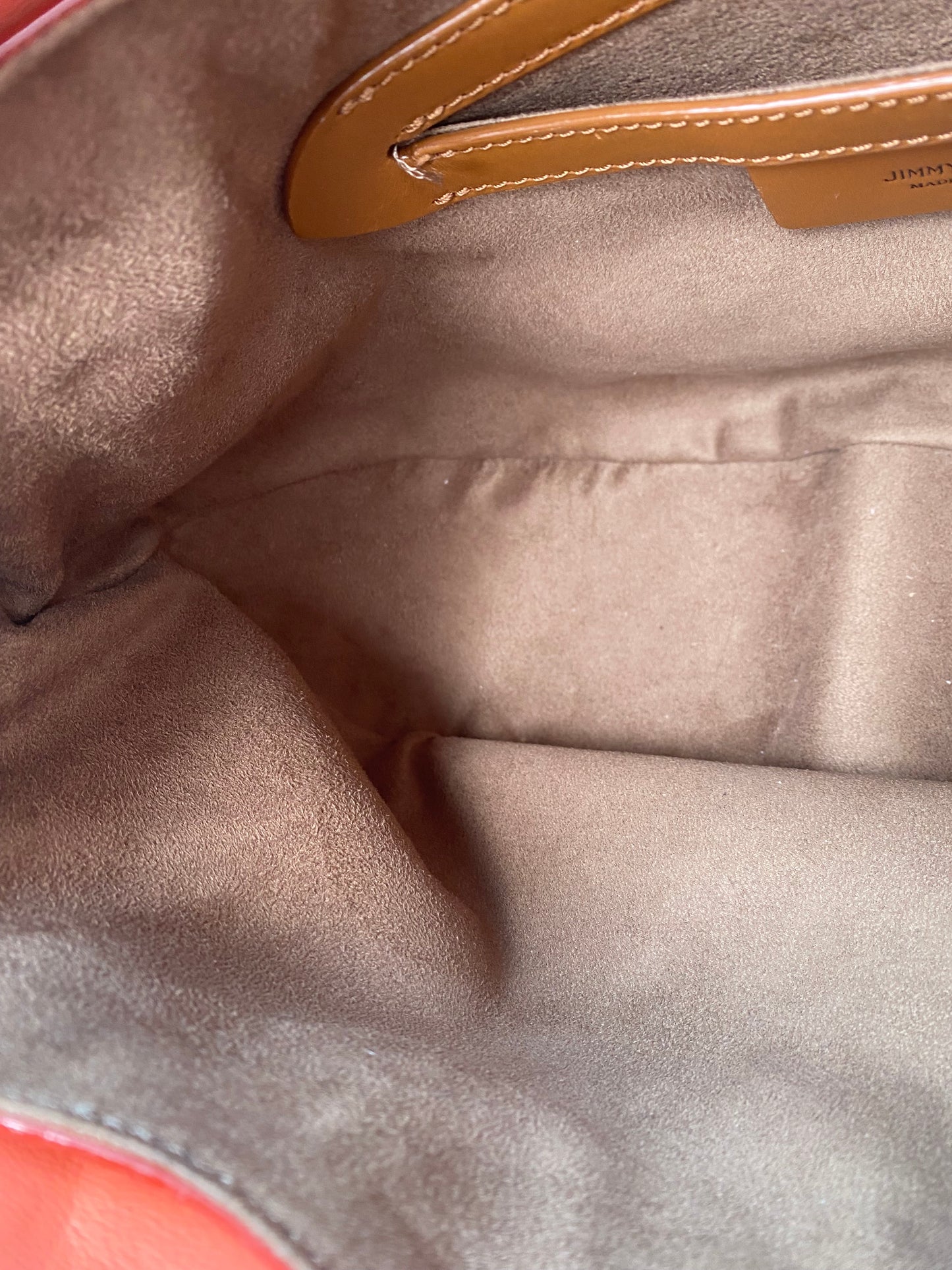 Jimmy Choo Orange Suede Hobo Bag (As Is)
