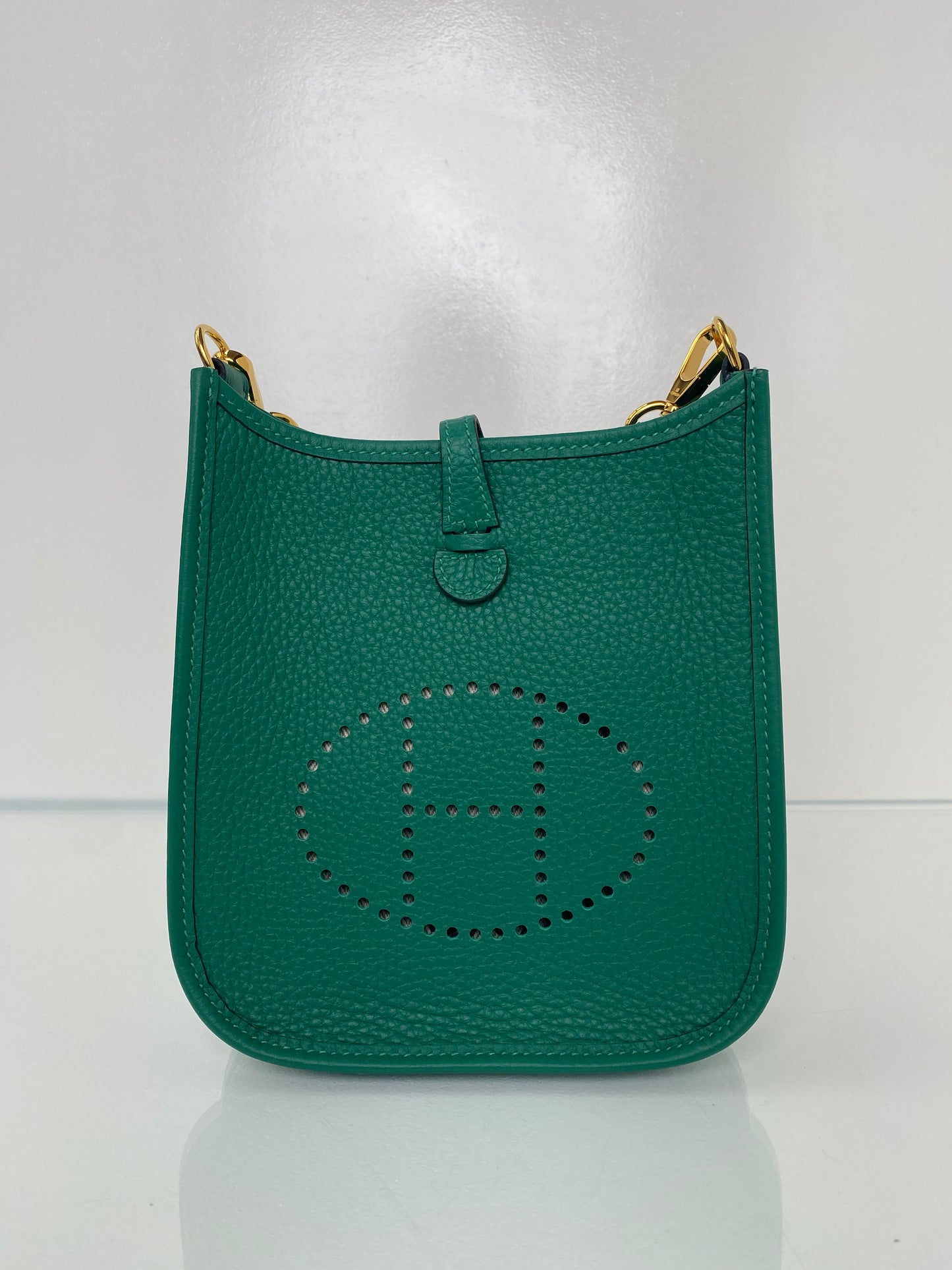 Hermes Evelyn TPM Vert Vertigo Taurillon Clemence GHW