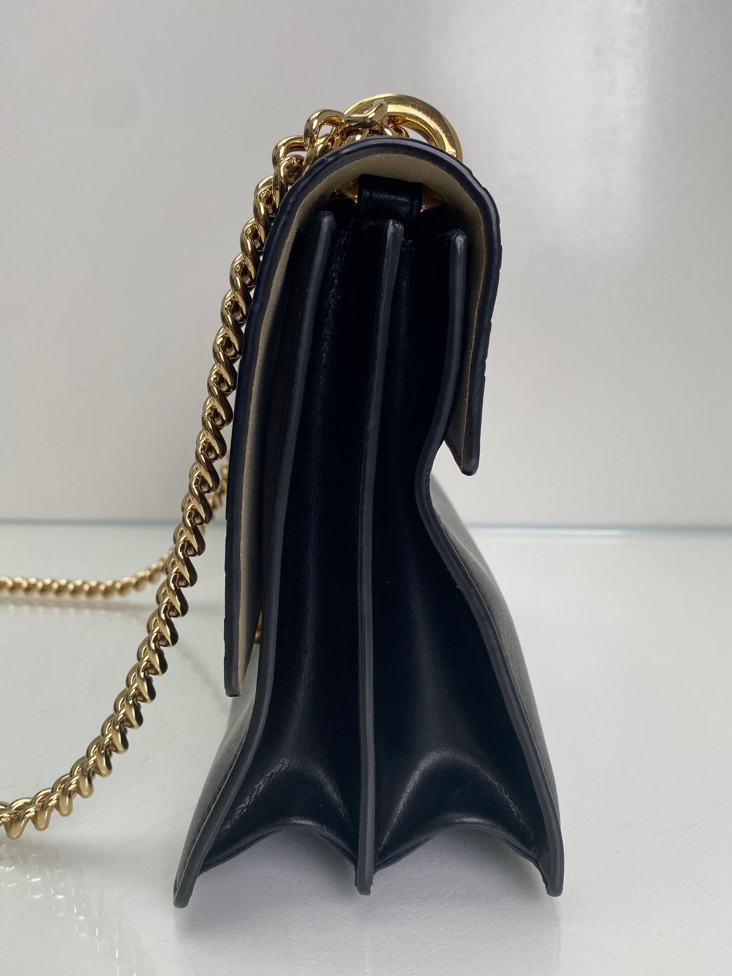 Fendi Brown & Black FF Kan U Bag GHW