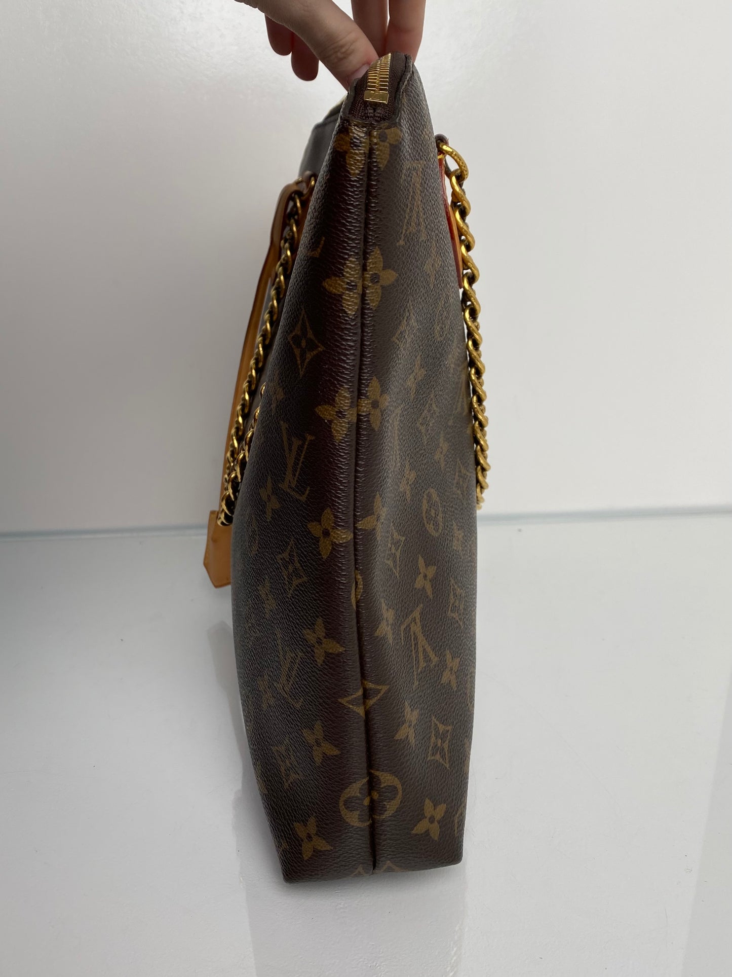 Louis Vuitton Monogram Canvas Lockit Chain Bag GHW