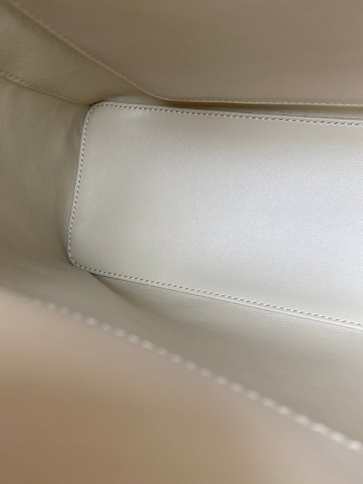Dior Beige Leather Top Handle Cigale Bag GHW