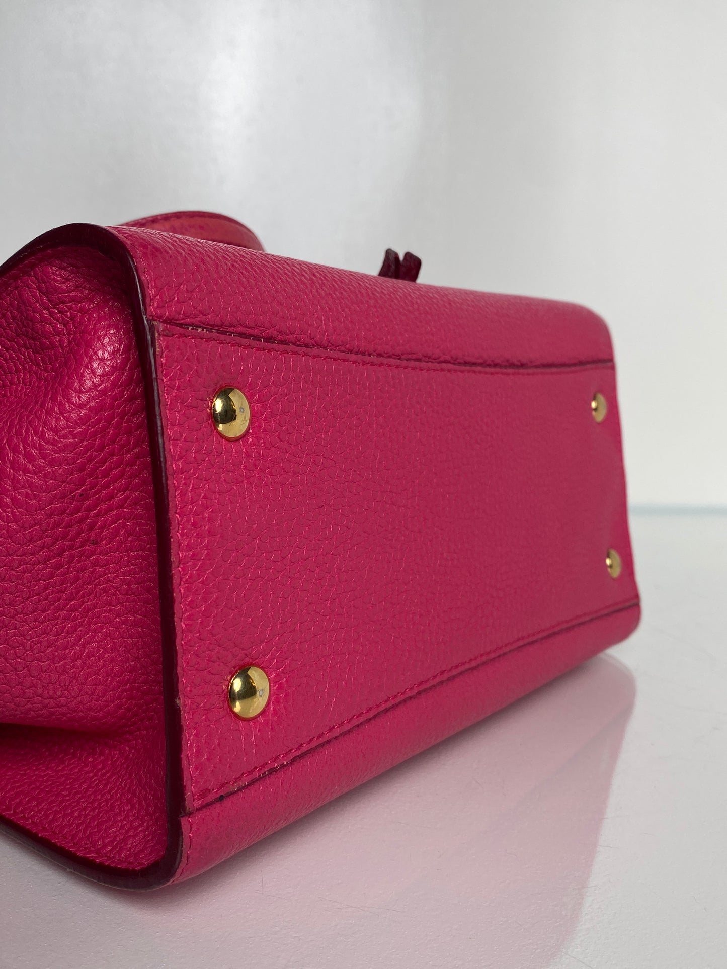 Salvatore Ferragamo Pink Small Crossbody Tote GHW