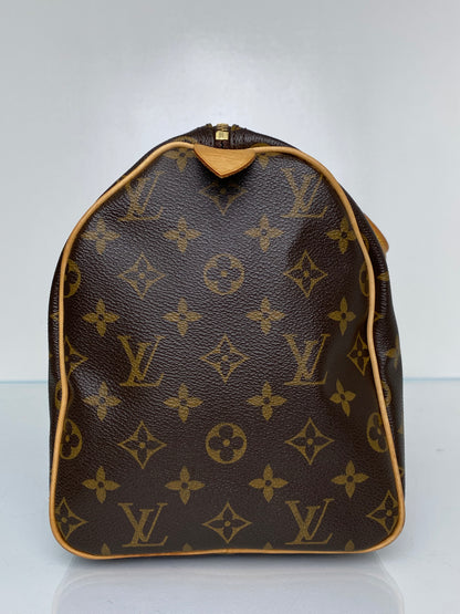 Louis Vuitton Canvas Monogram Speedy 30 Bag GHW