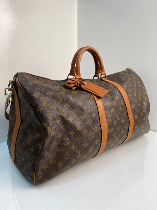 Louis Vuitton Monogram Keepall Bandouliere 55