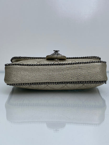 Chanel Champagne Leo Lion Flap Bag SHW #11