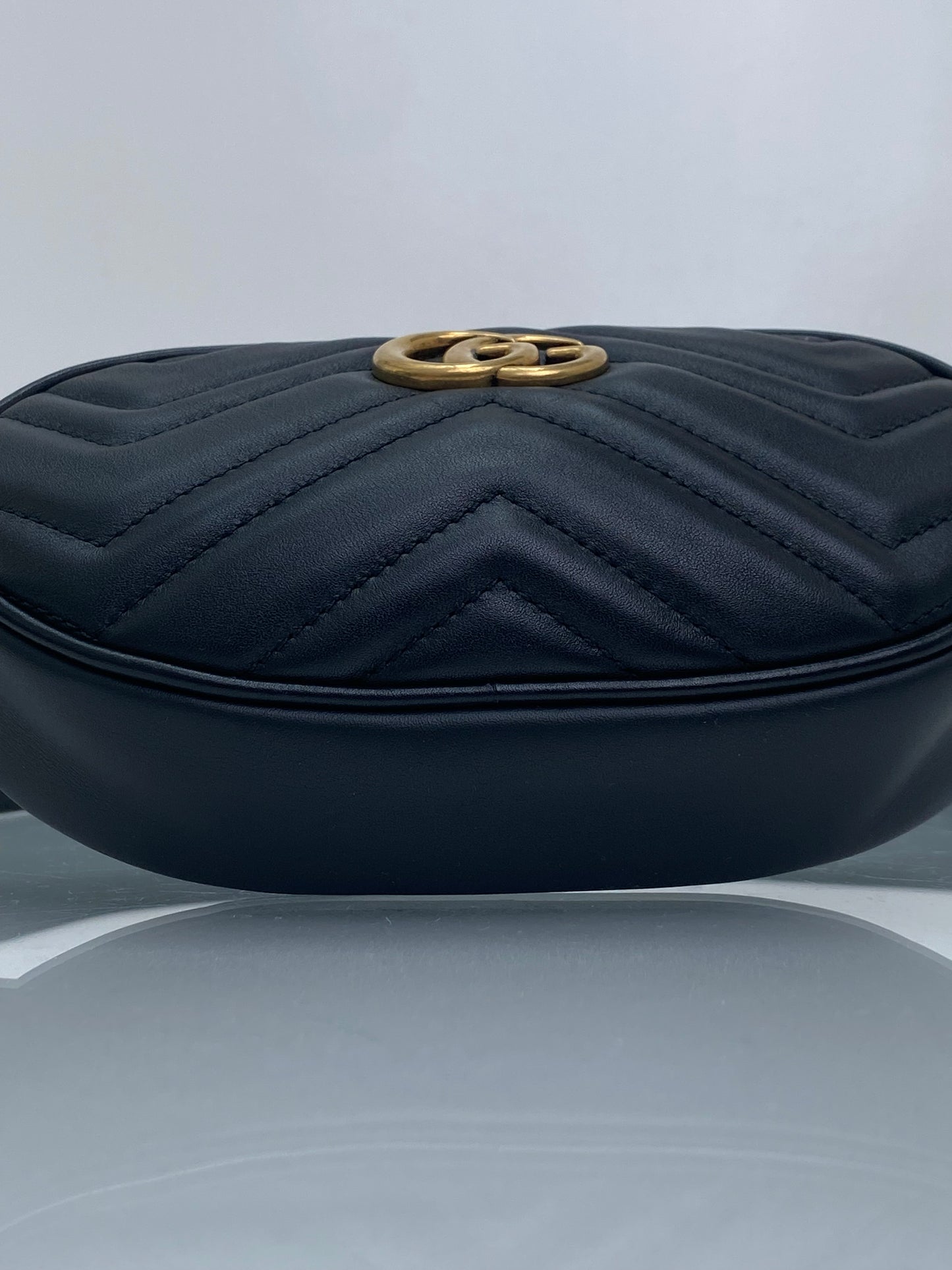 Gucci Black Marmont Belt Bag GHW, 95