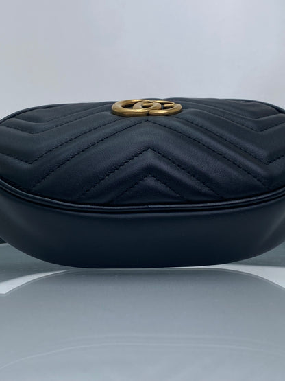 Gucci Black Marmont Belt Bag GHW, 95