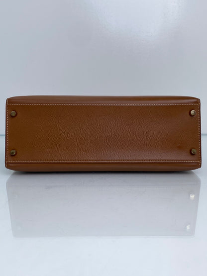 Hermes Kelly 32 Sellier Gold Epsom GHW #Z