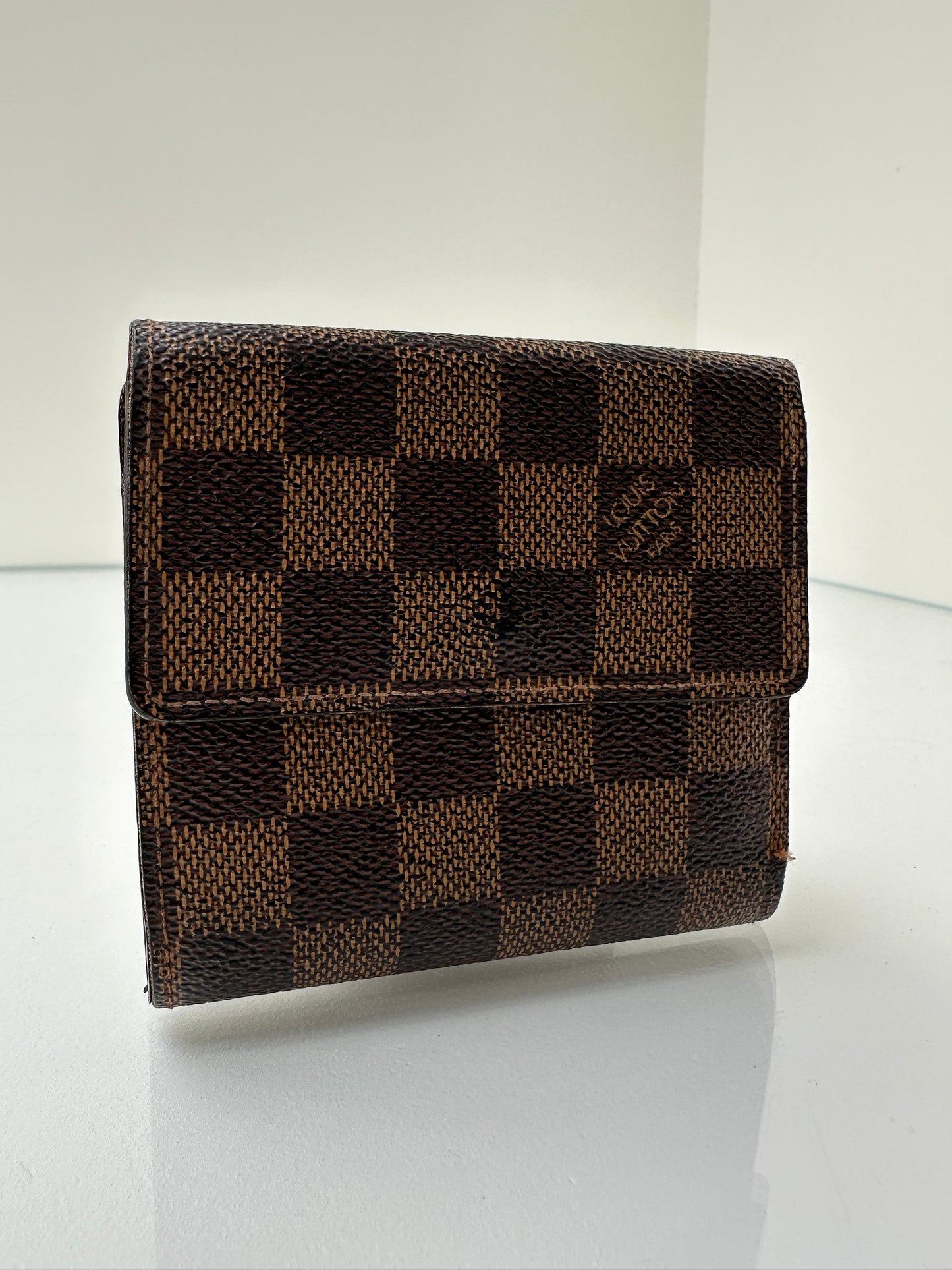 Louis Vuitton Damier Ebene Emilie Compact Wallet