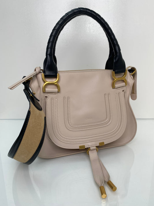 Chloe Pink & Black Marcie Bag GHW