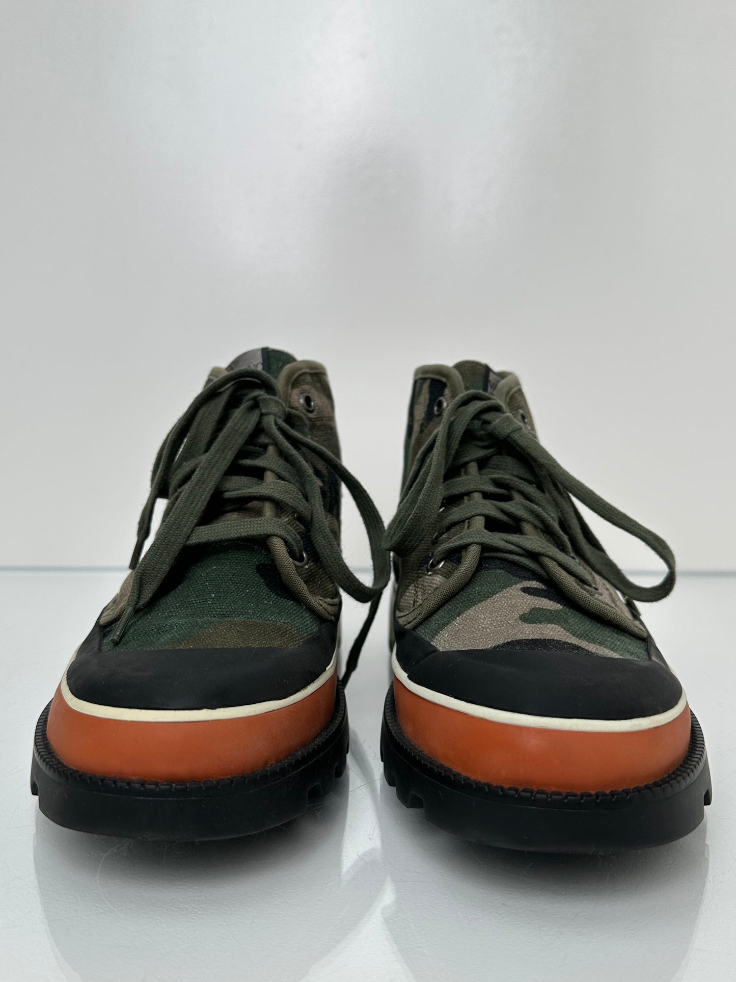 Valentino Camo Combat Boots, 39