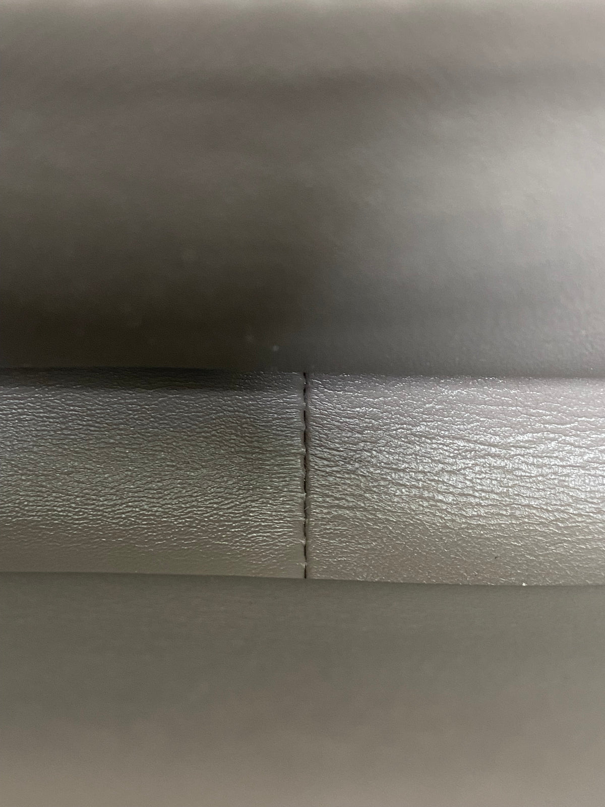 Celine Teen Pebble Grey Triomphe Bag in Shiny Calfskin