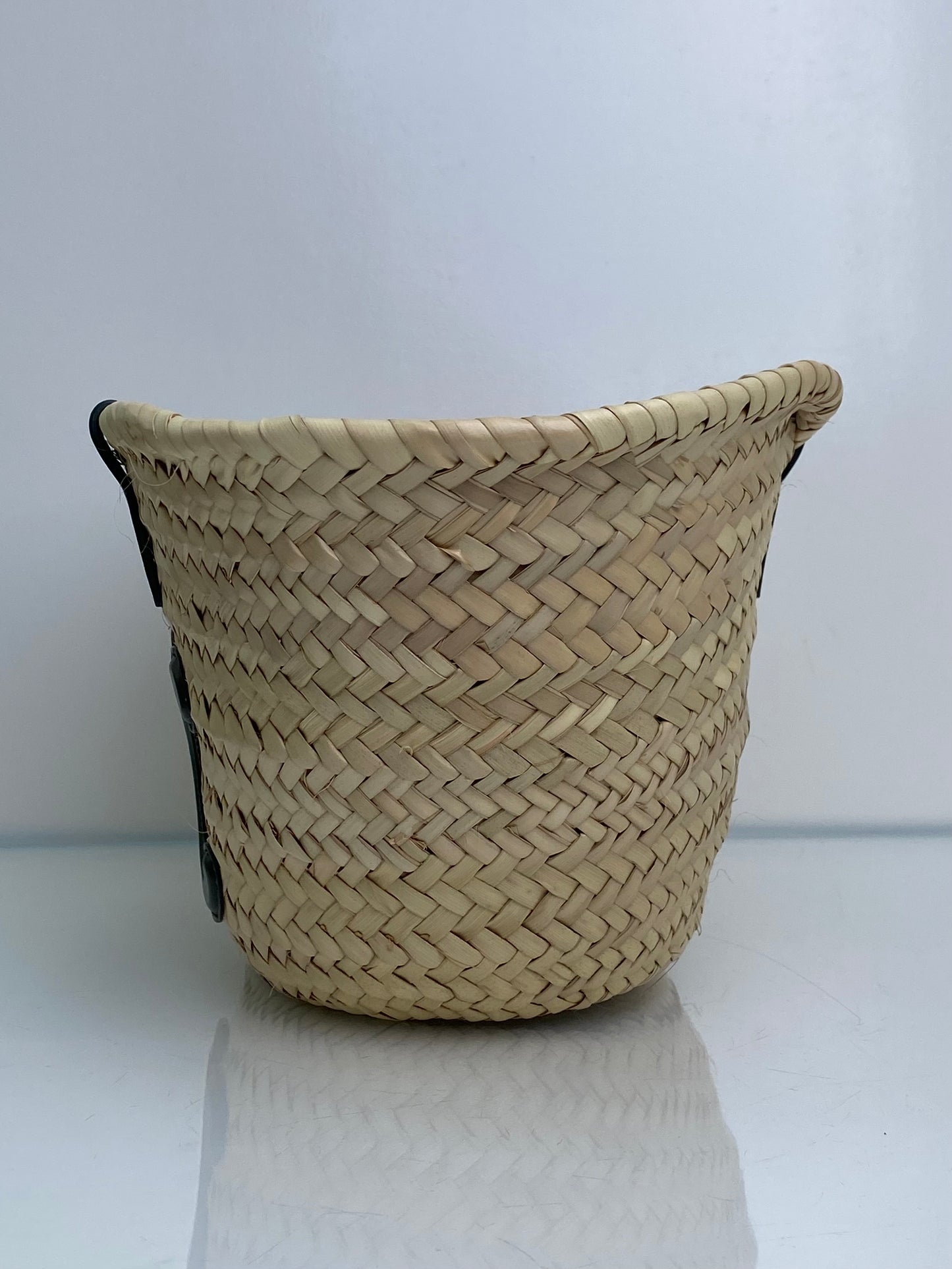 Celine Green Triomphe Straw Bag