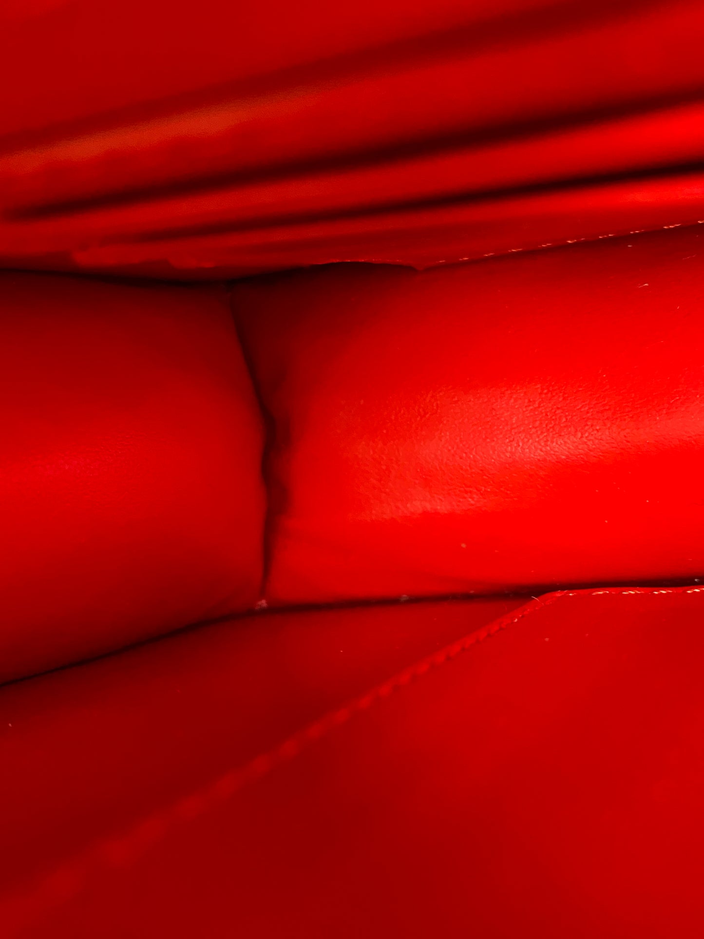 Christian Louboutin Red Elisa Baguette SHW