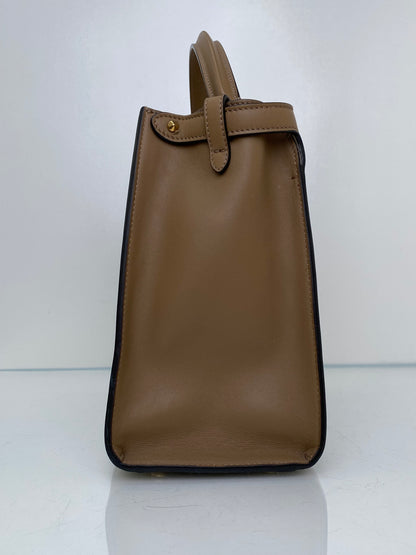Fendi Taupe Peekaboo X-Lite Bag GHW