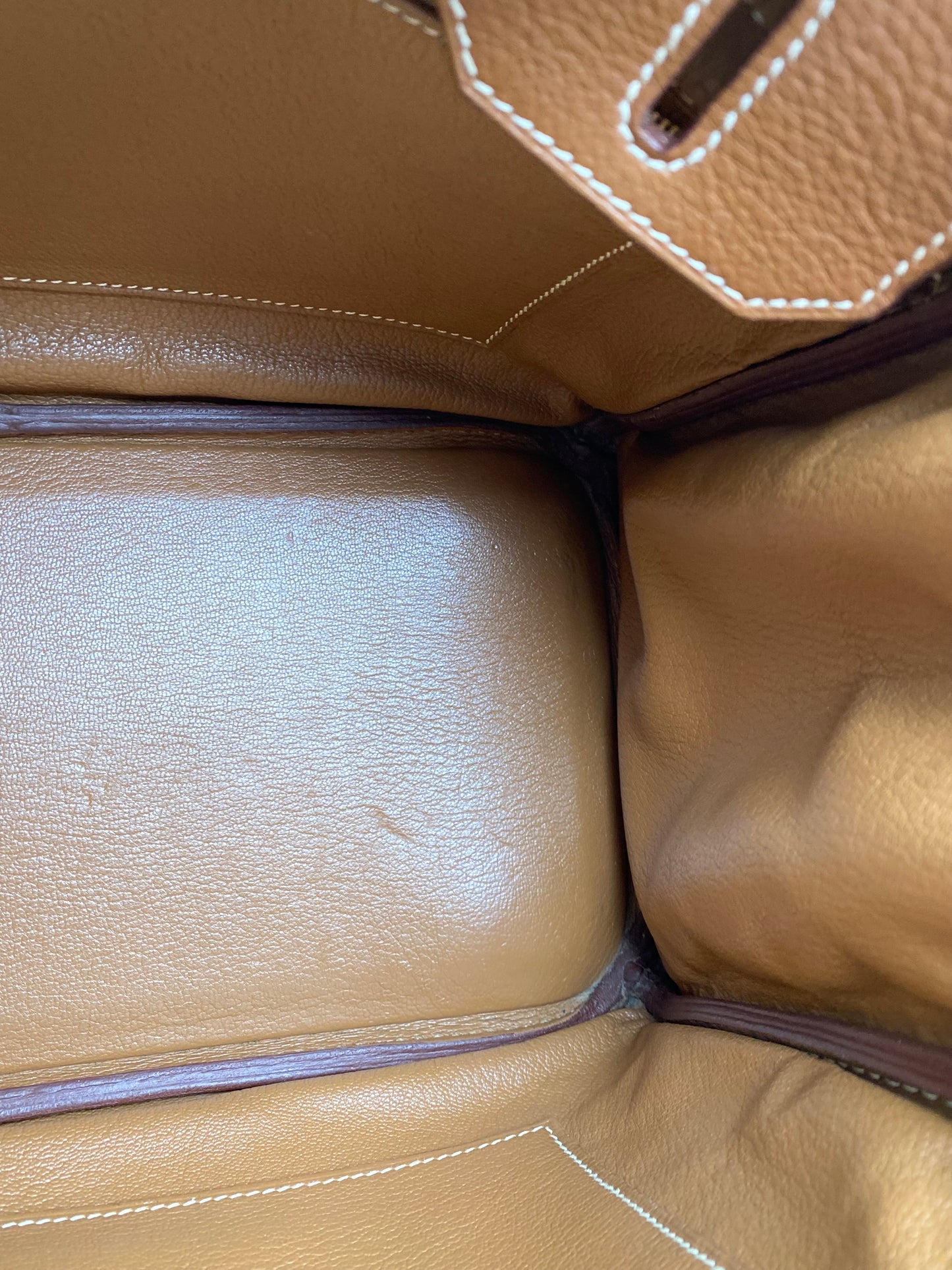 Hermes Birkin 30 Gold Clemence PHW #L