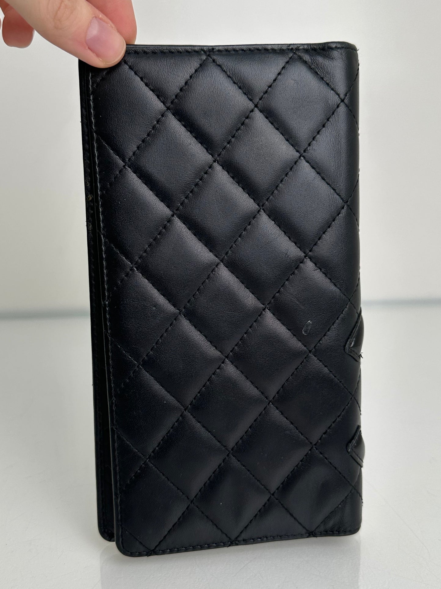 Chanel Black Quilted Calfskin Agenda Cover