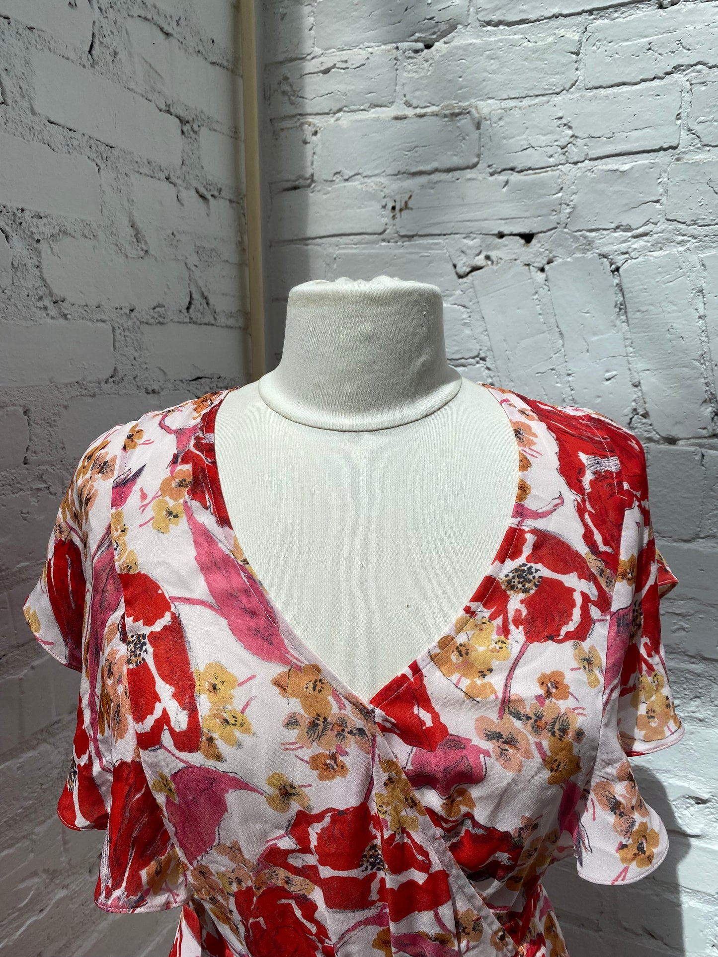 Parker Pink Floral Dress, 4