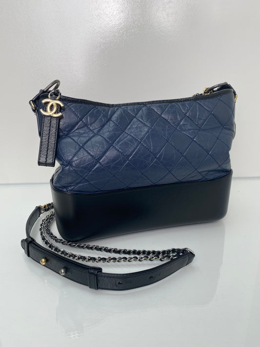 Chanel Navy & Black Gabrielle Bag TTHW
