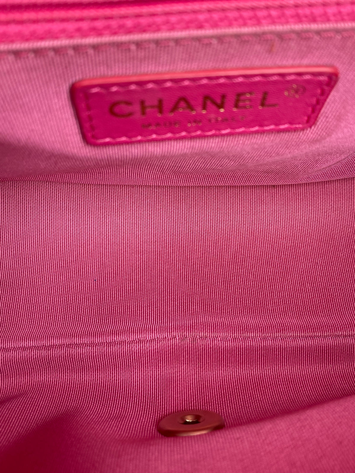 Chanel Pink Lambskin Quilted Mademoiselle Chic Medium Flap Bag GHW #21