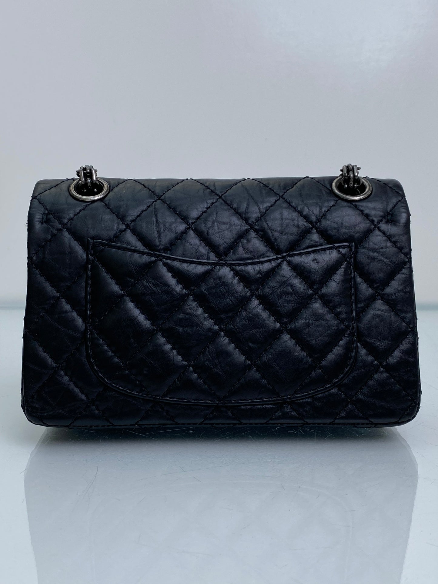 Chanel Black Small 2.55 Reissue Lucky Charms Calfskin Bag RHW