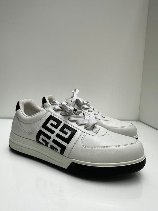 Givenchy White & Black Leather Sneakers, 45