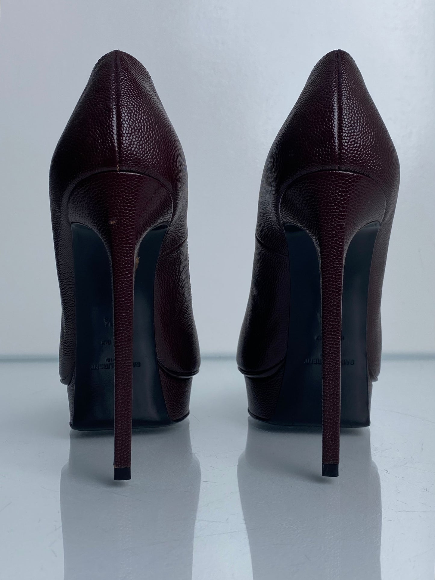 Saint Laurent Burgundy Pumps, 38.5