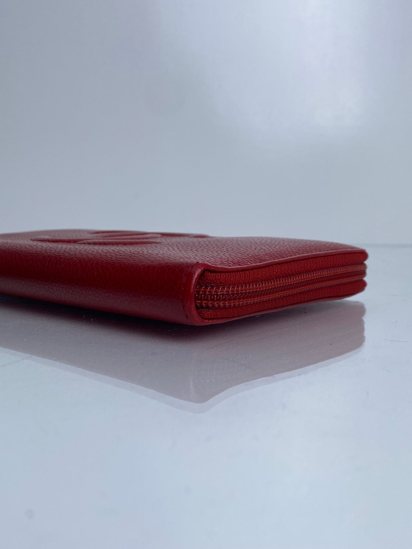 Chanel CC Timeless Zip Around Travel Wallet