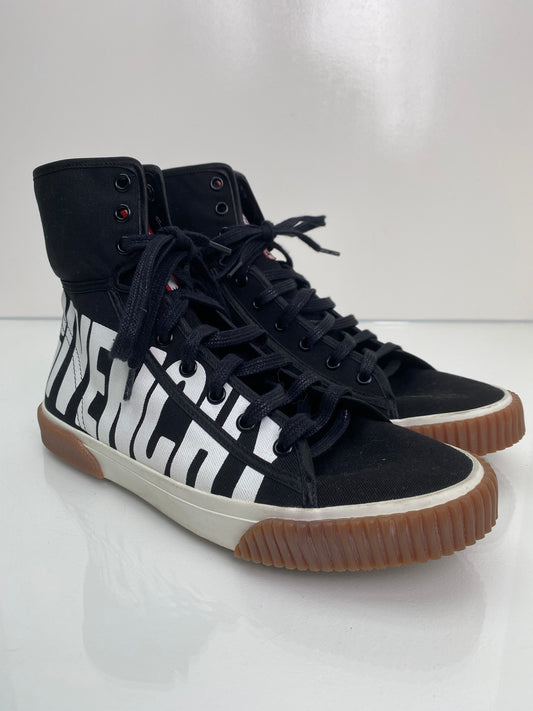 Givenchy Black High Top Sneakers, 39