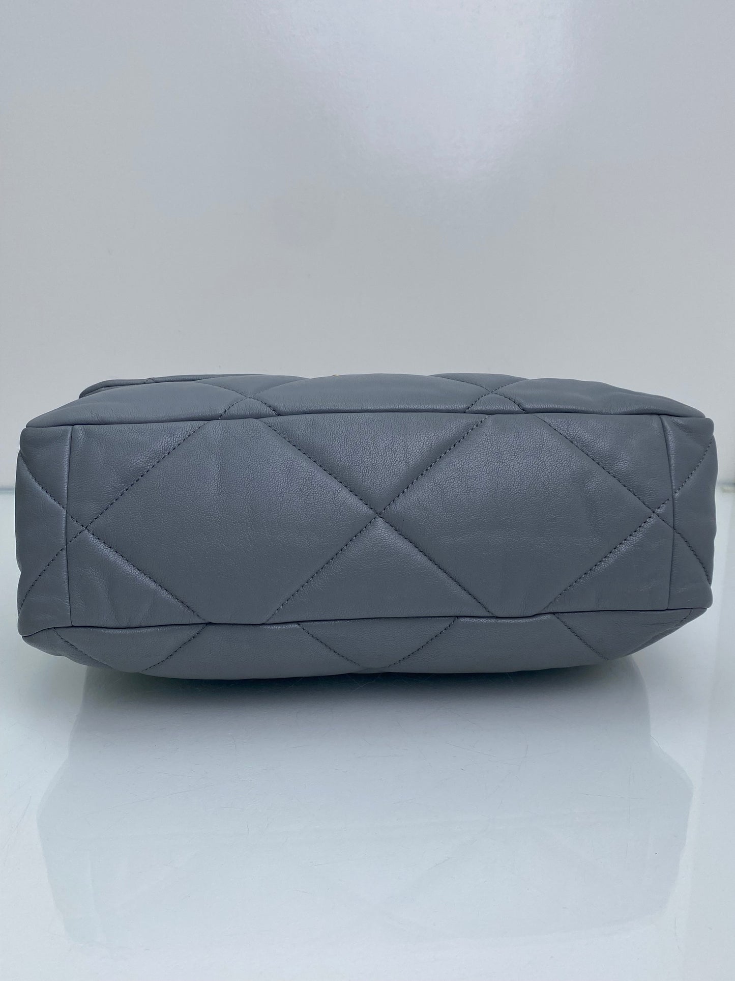 Chanel 19 Large Grey Calfskin TTHW