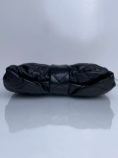 Chanel 2025 Black Lambskin Bow Bag GHW