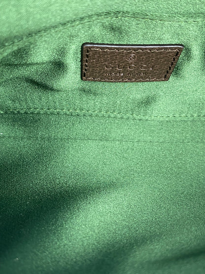 Gucci Supreme & Web Stripe Horsebit GG Small Shoulder Bag SHW