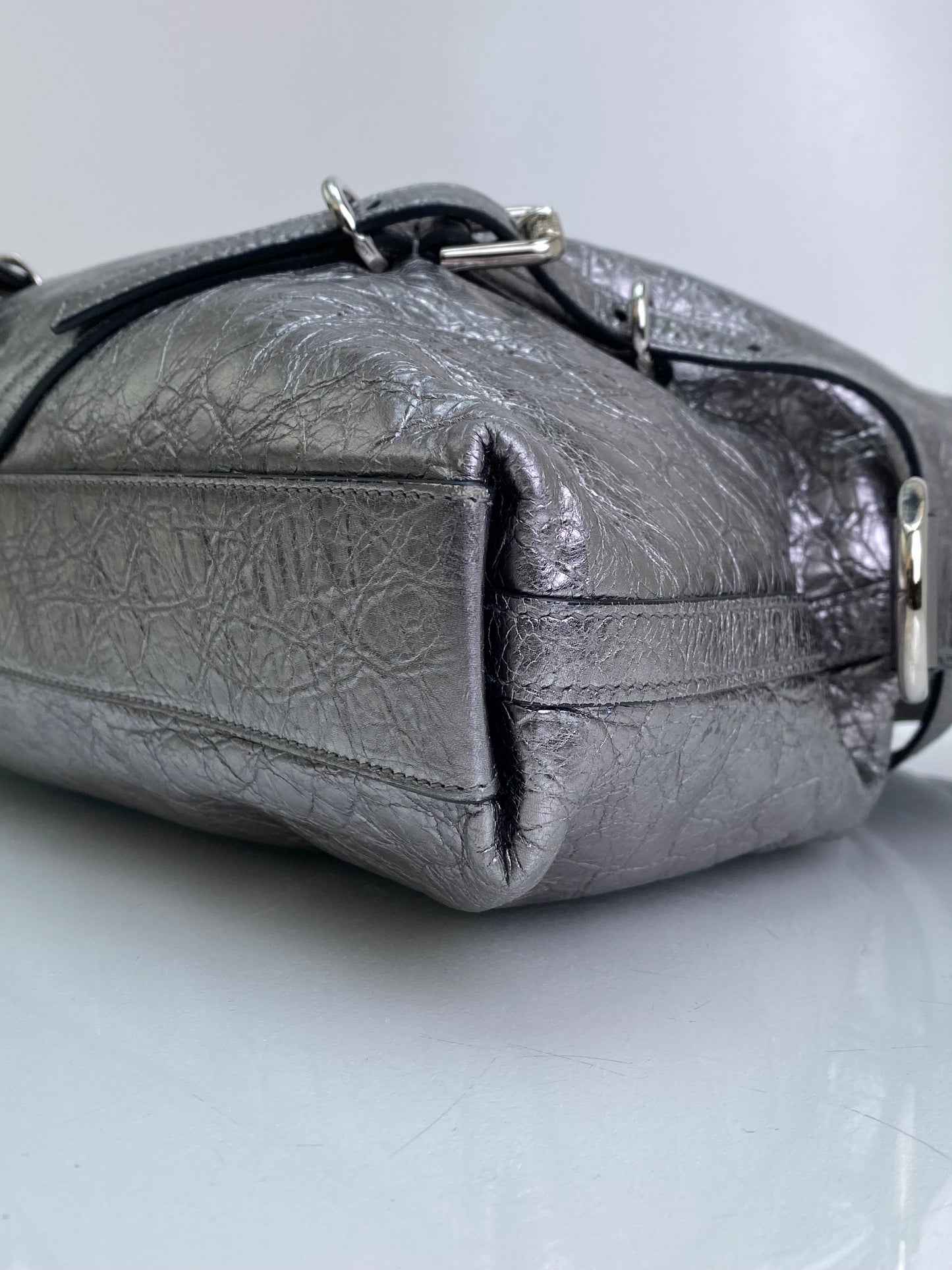 Givenchy Metallic Voyou Medium Shoulder Bag SHW