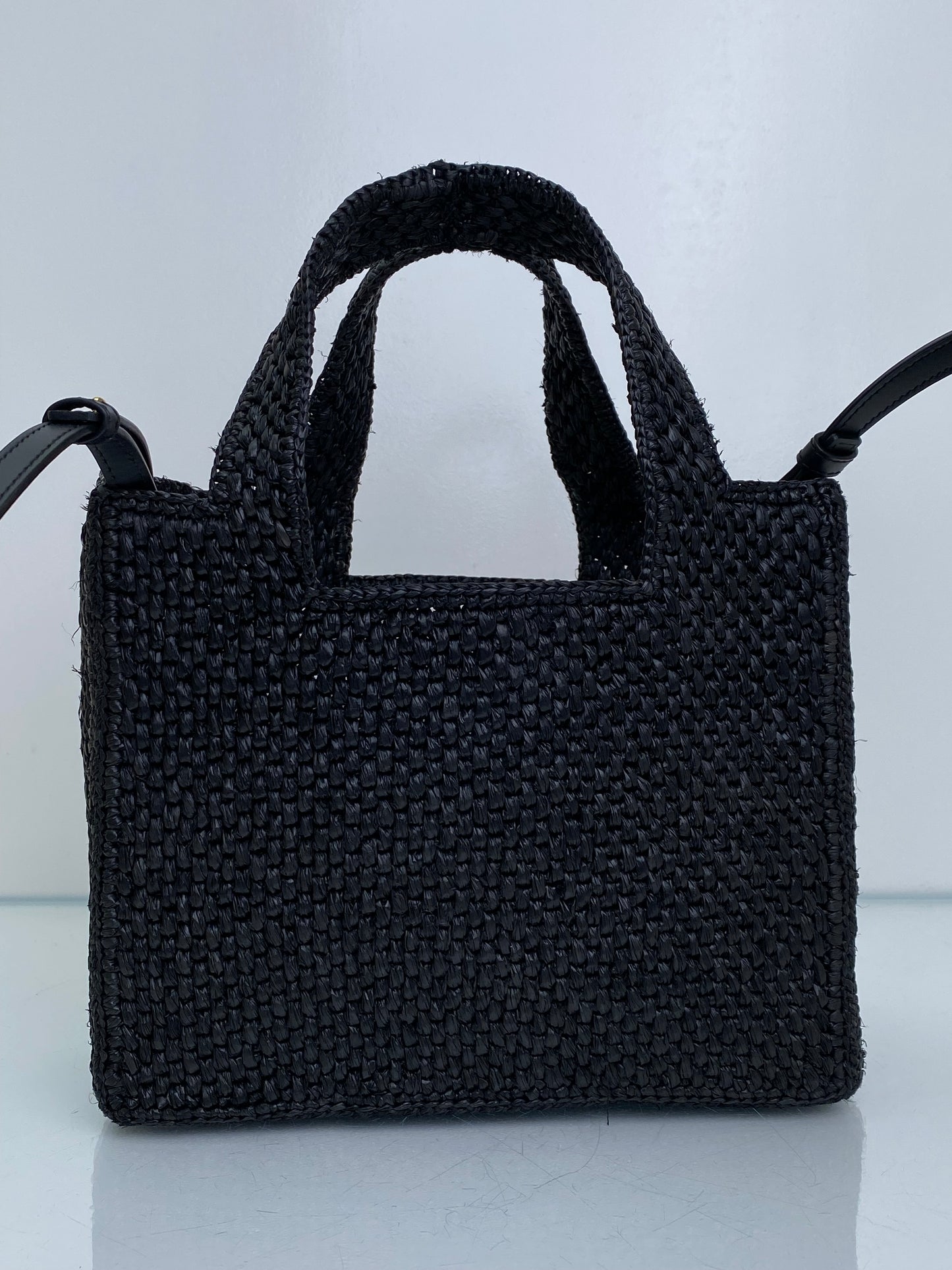 Loewe Women's Black Font Tote Bag w/Strap GHW