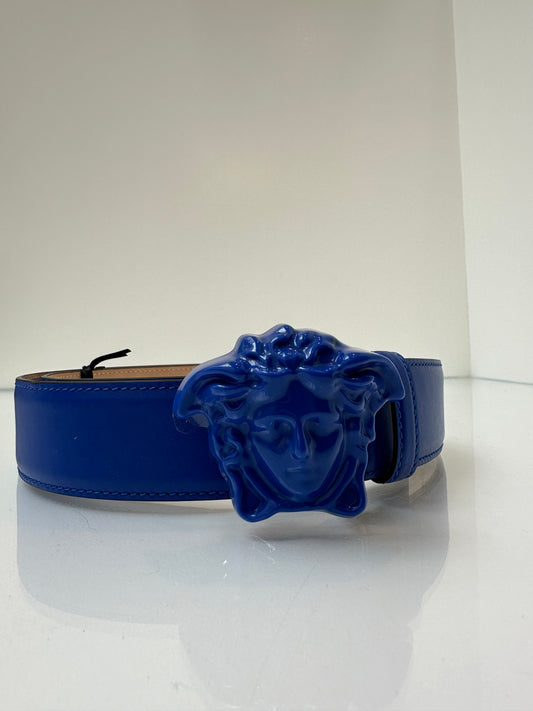 Versace Medusa Royal Blue Belt, 95