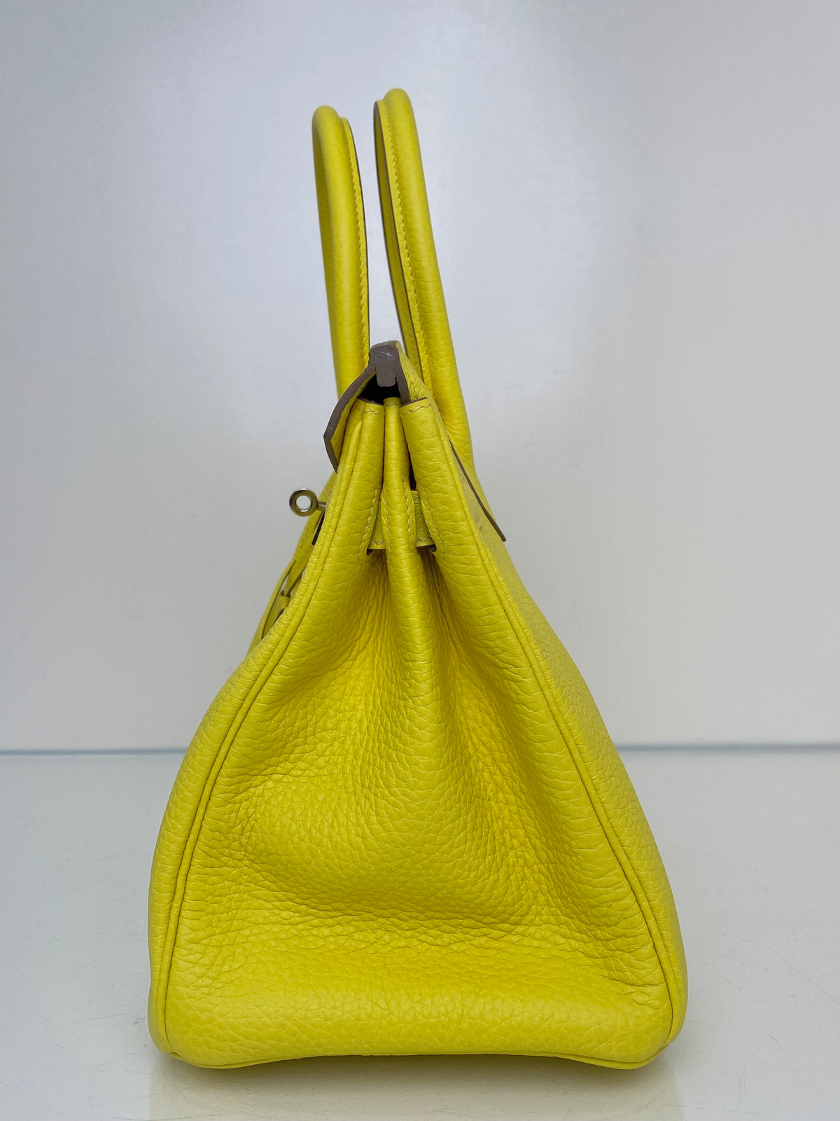 Hermes Birkin 30 Lime Clemence PHW #U