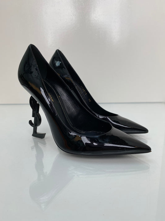 Saint Laurent Opyum Black Heels, 40