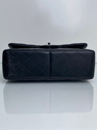 Chanel Black Jumbo Lambskin Bag SHW #18