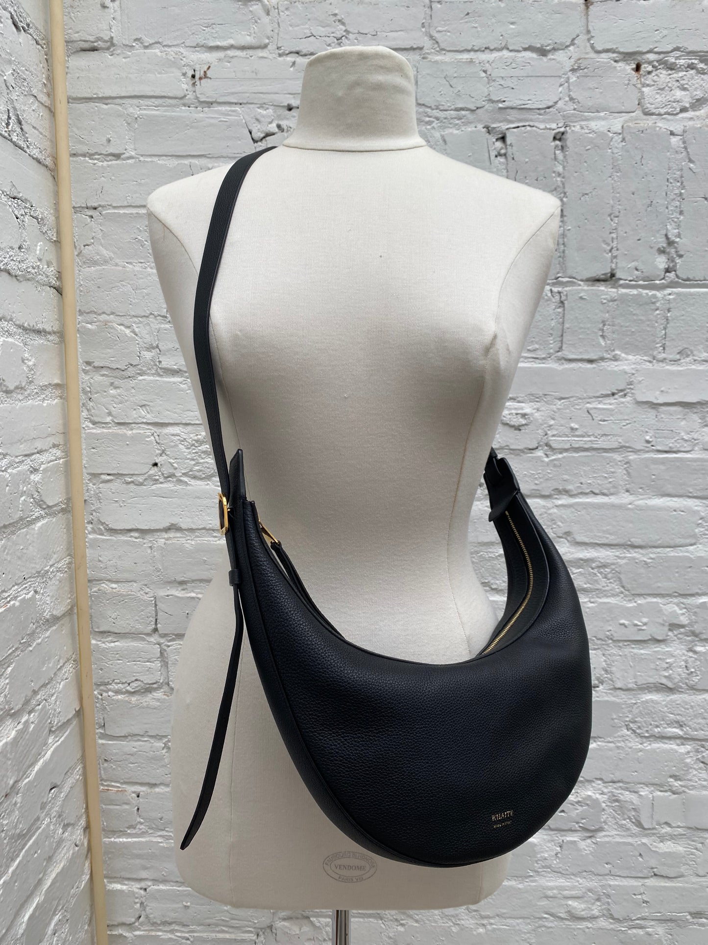 Khaite Black Augustina Crossbody Bag GHW
