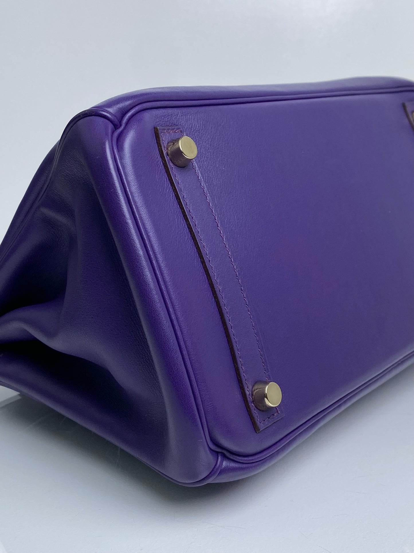 Hermes Birkin 30 Iris Swift GHW #N