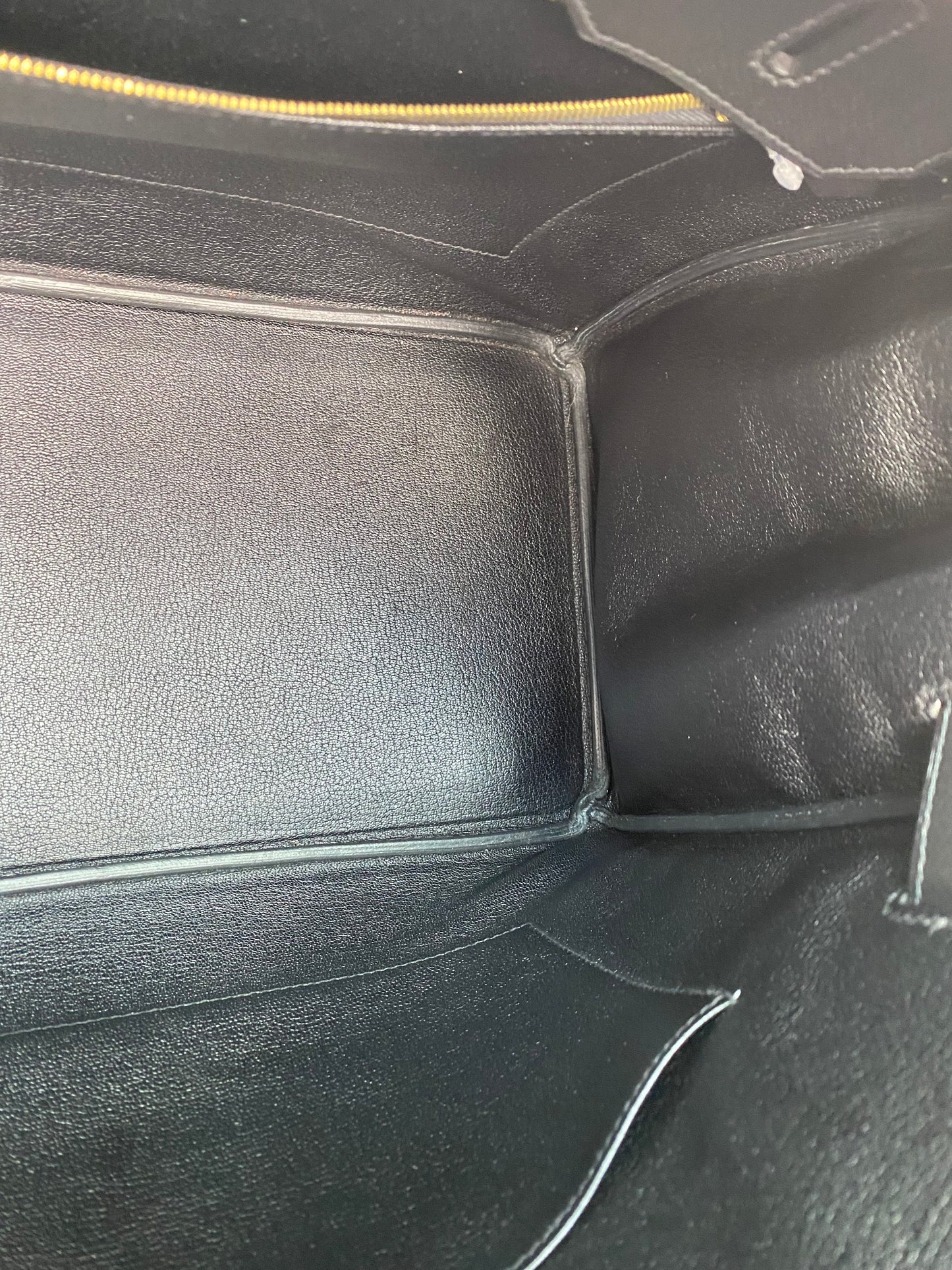 Hermes Birkin 35 Black Epsom GHW #X
