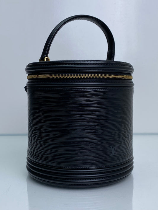Louis Vuitton Black Epi Cannes Bag GHW
