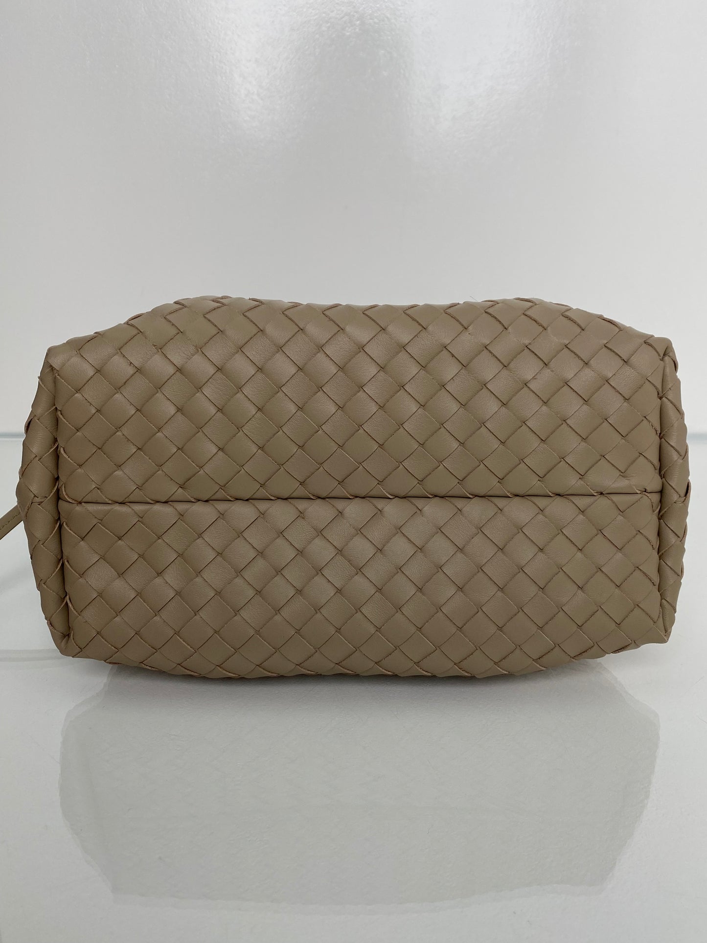 Bottega Veneta Taupe Small Pinacoteca Bag GHW
