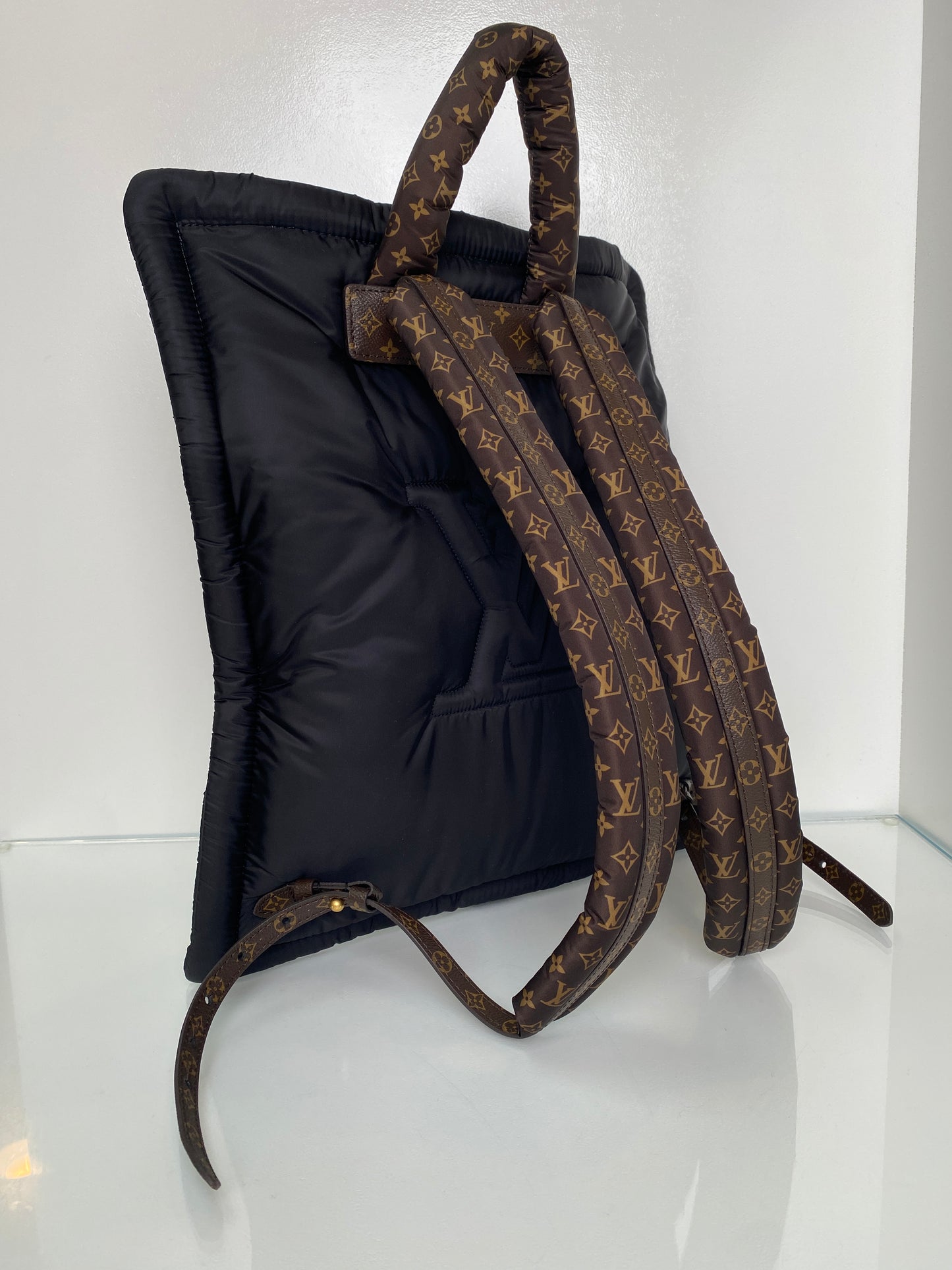 Louis Vuitton Black Nylon Puffer Backpack