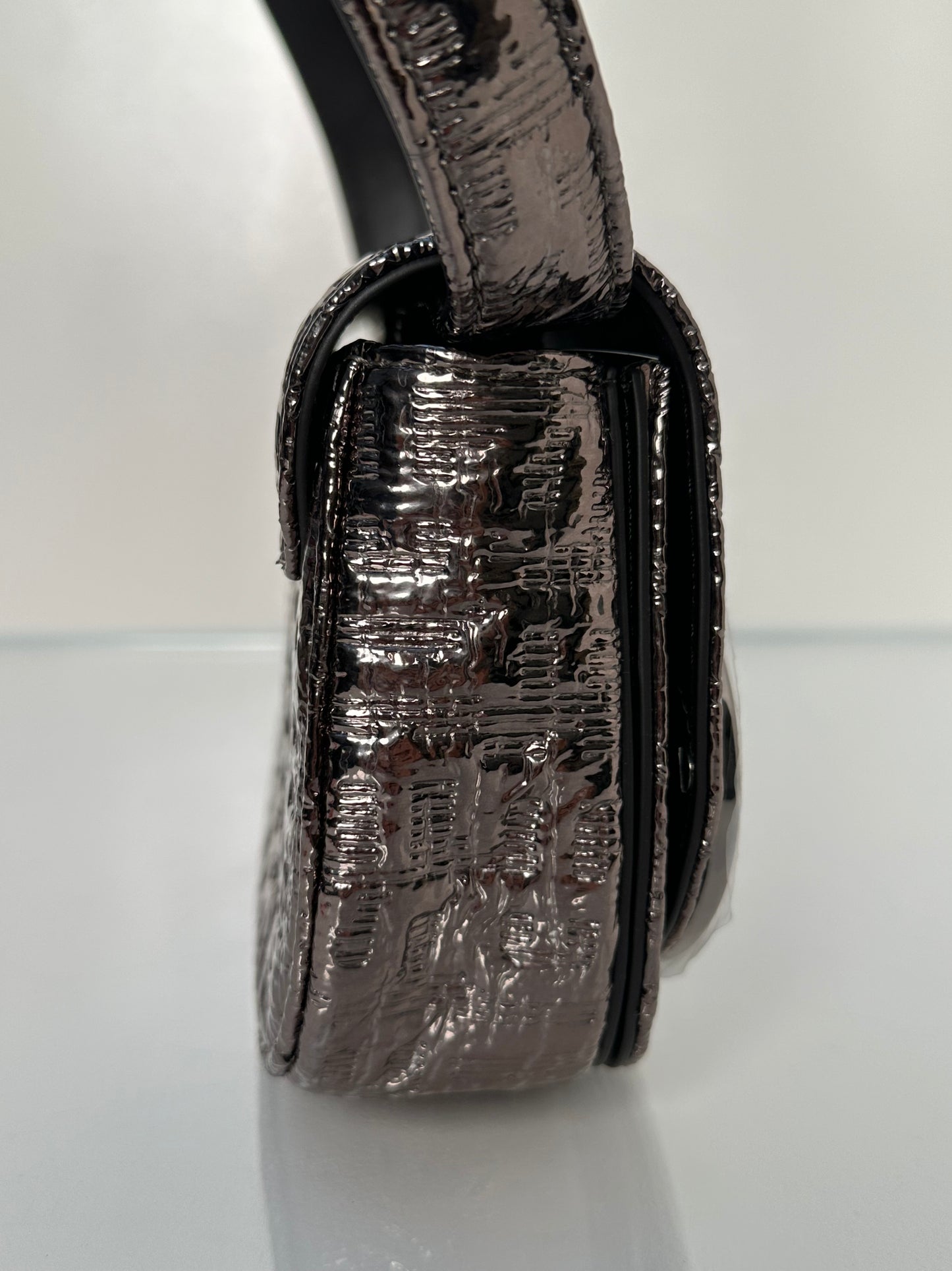 Diesel Metallic Logo Shoulder Bag SHW