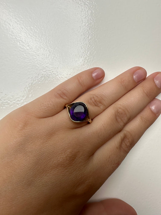 14KY Amethyst Ring, 6