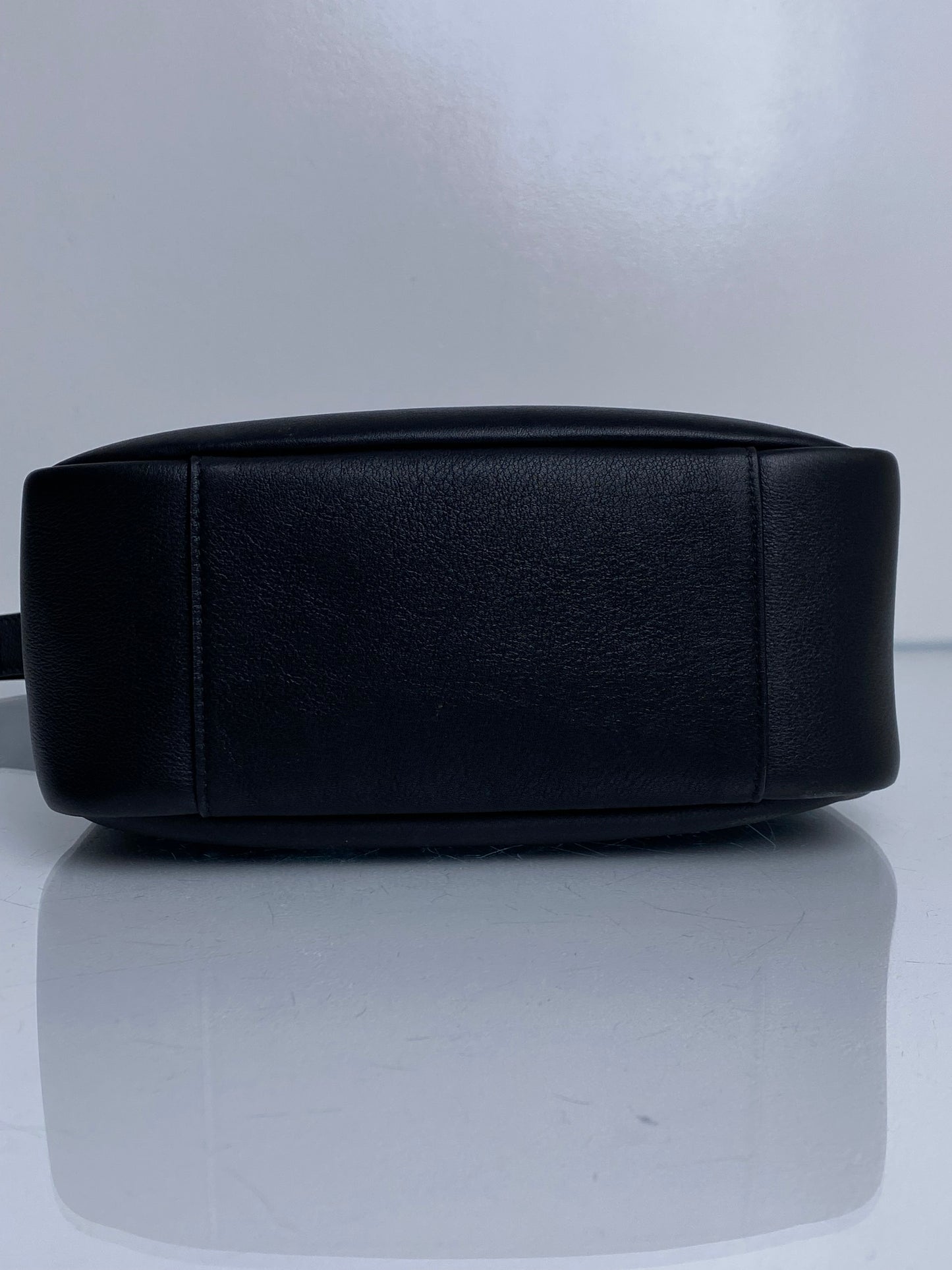 Saint Laurent Black Leather 5 Á 7 Small Bag GHW